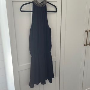 Beaded neck, elastic waist Ramy Brook dress